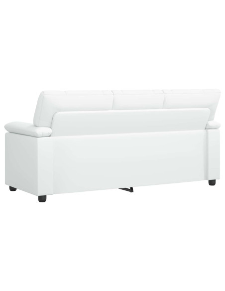 Divano Bianco 191 x 85 x 93 cm Similpelle