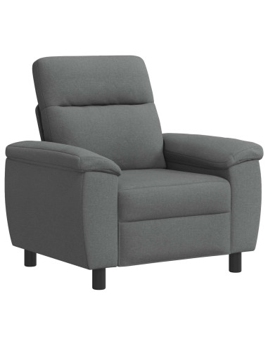 Divano Grigio Scuro 95 x 90 x 95 cm Tessuto