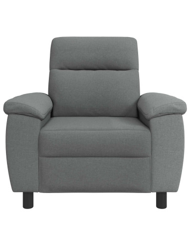 Divano Grigio Scuro 95 x 90 x 95 cm Tessuto