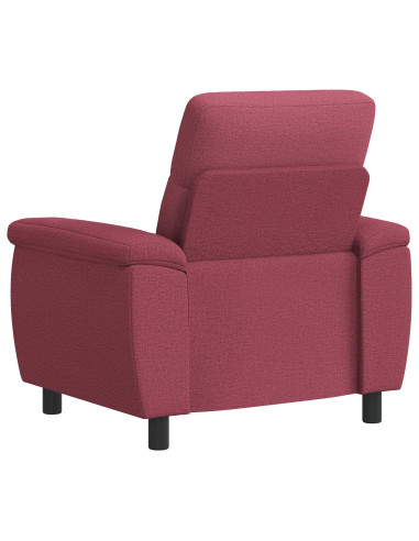 Divano Rosso Vino 95 x 90 x 95 cm Tessuto