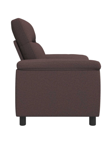 Divano Marrone Scuro 95 x 90 x 95 cm Tessuto
