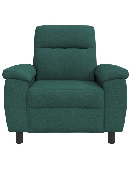 Divano Verde Scuro 95 x 90 x 95 cm Tessuto