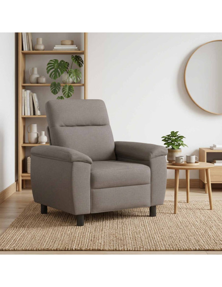 Divano Tortora 95 x 90 x 95 cm Tessuto