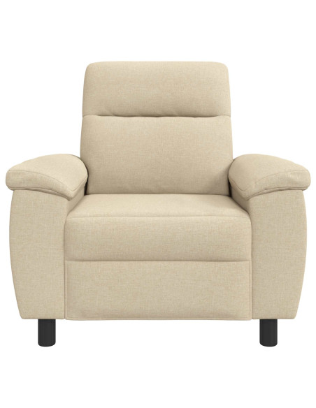 Divano Crema 95 x 90 x 95 cm Tessuto