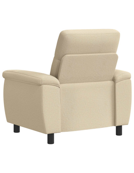 Divano Crema 95 x 90 x 95 cm Tessuto