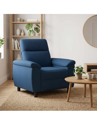 Divano Blu 95 x 90 x 95 cm Tessuto