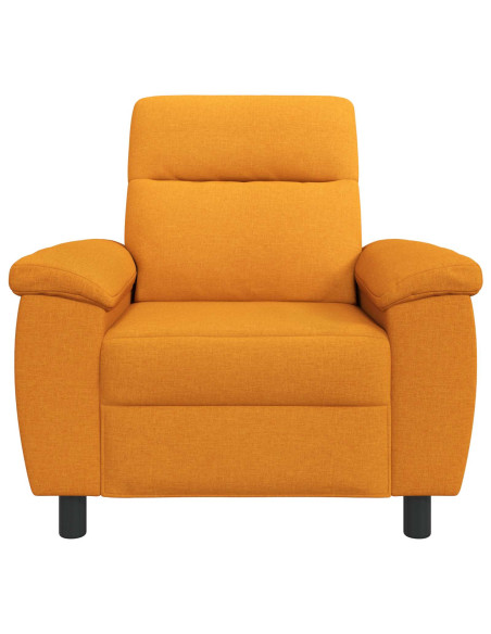 Divano Giallo Scuro 95 x 90 x 95 cm Tessuto