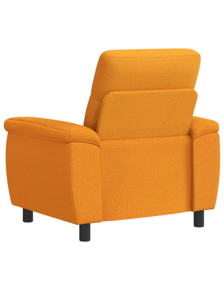 Divano Giallo Scuro 95 x 90 x 95 cm Tessuto