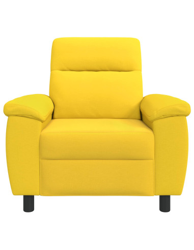 Divano Giallo Chiaro 95 x 90 x 95 cm Tessuto