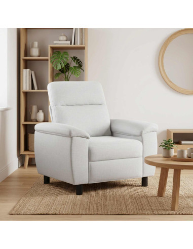 Divano Bianco 95 x 90 x 95 cm Tessuto