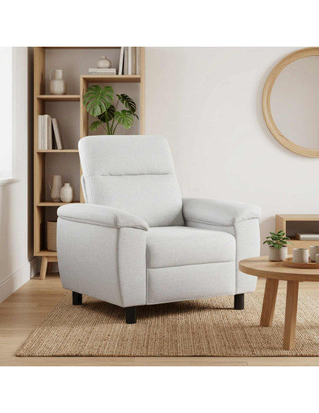 Divano Bianco 95 x 90 x 95 cm Tessuto