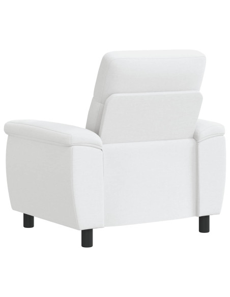 Divano Bianco 95 x 90 x 95 cm Tessuto