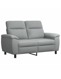 Divano Grigio Chiaro 158 x 90 x 95 cm Tessuto 2