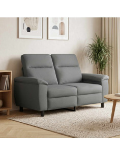 Divano Grigio Scuro 158 x 90 x 95 cm Tessuto