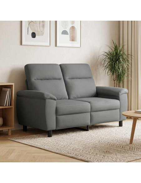 Divano Grigio Scuro 158 x 90 x 95 cm Tessuto
