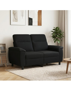 Divano Nero 158 x 90 x 95 cm Tessuto