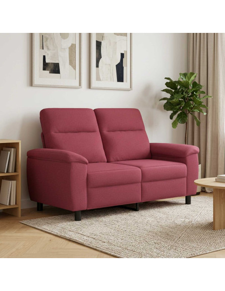 Divano Rosso Vino 158 x 90 x 95 cm Tessuto