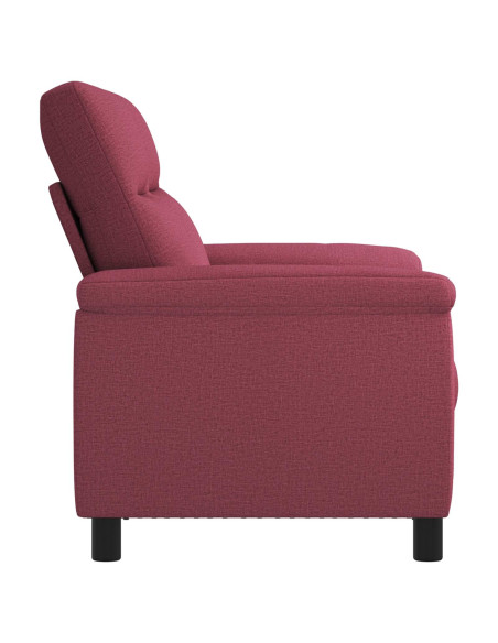 Divano Rosso Vino 158 x 90 x 95 cm Tessuto