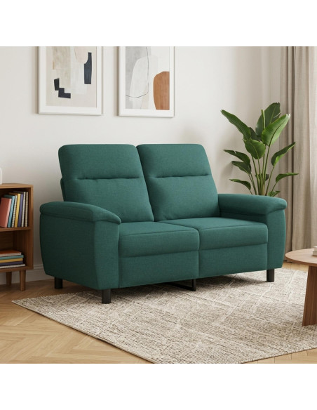 Divano Verde Scuro 158 x 90 x 95 cm Tessuto