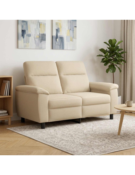 Divano Crema 158 x 90 x 95 cm Tessuto