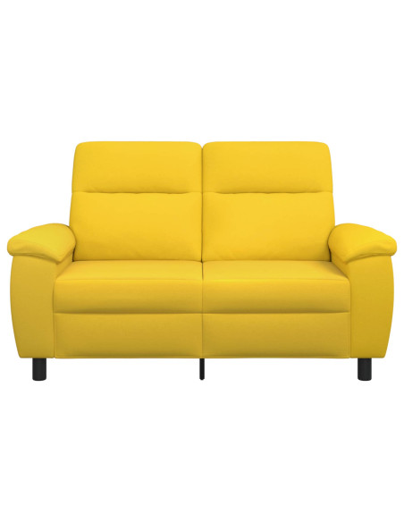 Divano Giallo Chiaro 158 x 90 x 95 cm Tessuto