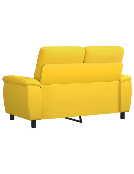 Divano Giallo Chiaro 158 x 90 x 95 cm Tessuto