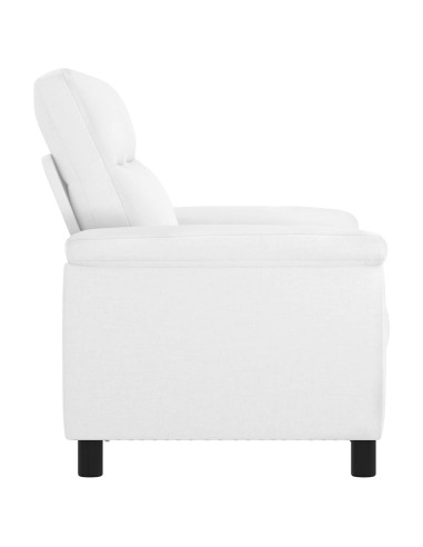 Divano Bianco 158 x 90 x 95 cm Tessuto