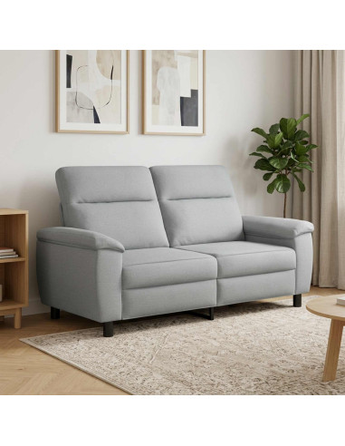 Divano Grigio Chiaro 178 x 90 x 95 cm Tessuto