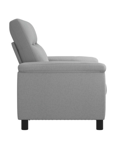 Divano Grigio Chiaro 178 x 90 x 95 cm Tessuto