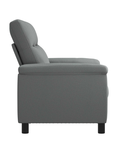 Divano Grigio Scuro 178 x 90 x 95 cm Tessuto