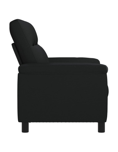 Divano Nero 178 x 90 x 95 cm Tessuto