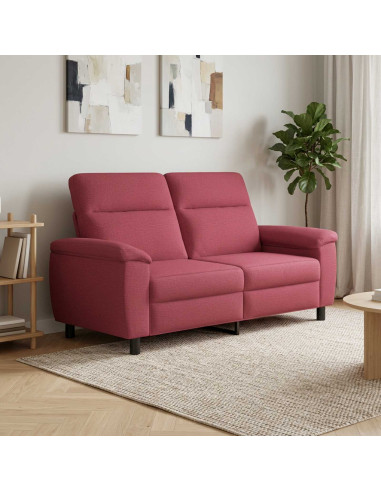 Divano Rosso Vino 178 x 90 x 95 cm Tessuto