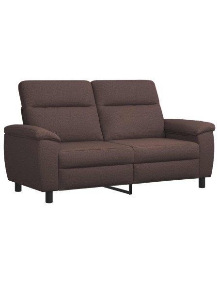 Divano Marrone Scuro 178 x 90 x 95 cm Tessuto