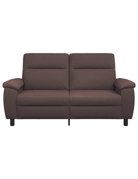 Divano Marrone Scuro 178 x 90 x 95 cm Tessuto