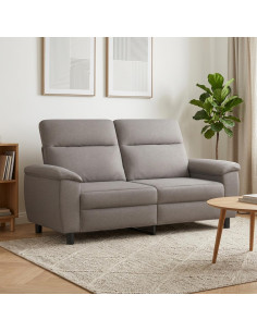 Divano Tortora 178 x 90 x 95 cm Tessuto