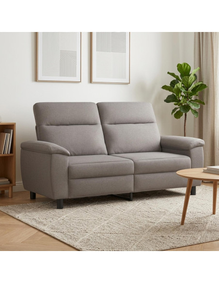 Divano Tortora 178 x 90 x 95 cm Tessuto