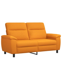 Divano Giallo Scuro 178 x 90 x 95 cm Tessuto 2