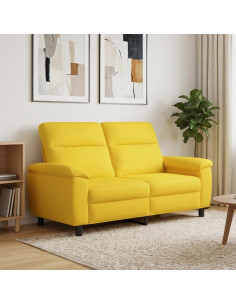 Divano Giallo Chiaro 178 x 90 x 95 cm Tessuto
