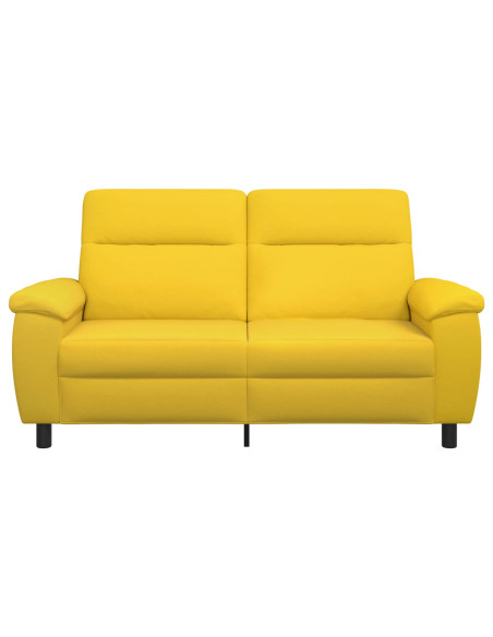 Divano Giallo Chiaro 178 x 90 x 95 cm Tessuto