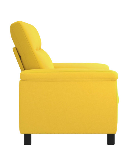 Divano Giallo Chiaro 178 x 90 x 95 cm Tessuto