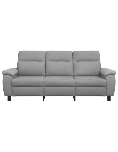Divano Grigio Chiaro 214 x 90 x 95 cm Tessuto