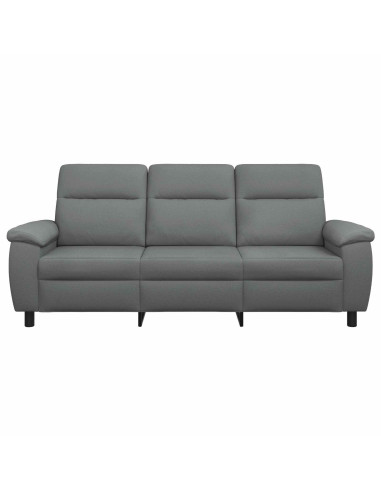 Divano Grigio Scuro 214 x 90 x 95 cm Tessuto