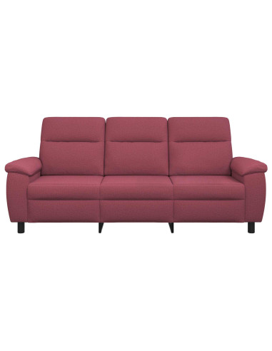 Divano Rosso Vino 214 x 90 x 95 cm Tessuto