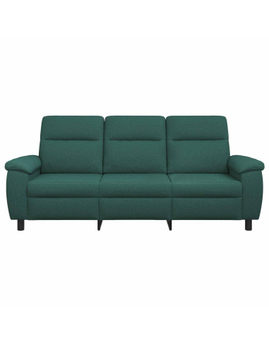 Divano Verde Scuro 214 x 90 x 95 cm Tessuto