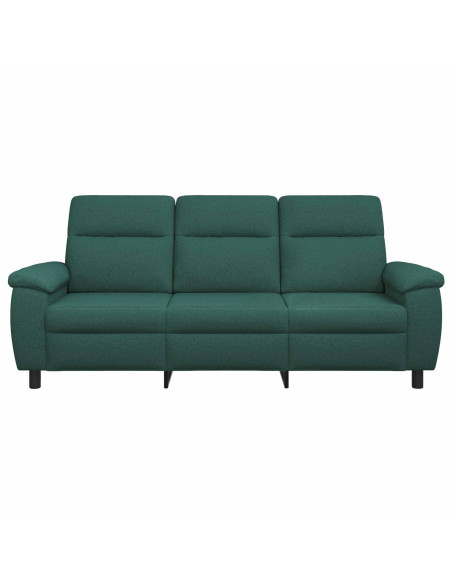 Divano Verde Scuro 214 x 90 x 95 cm Tessuto