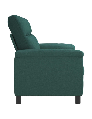 Divano Verde Scuro 214 x 90 x 95 cm Tessuto