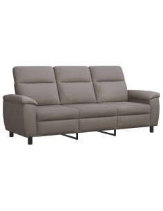 Divano Tortora 214 x 90 x 95 cm Tessuto 2