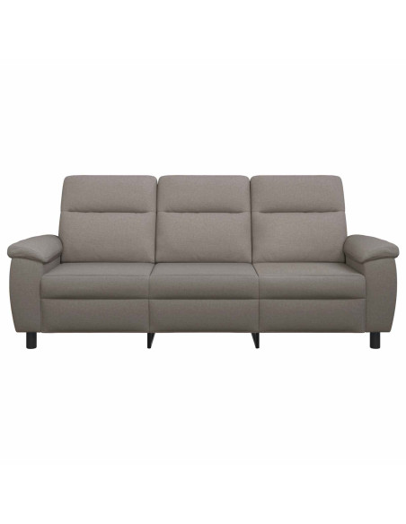 Divano Tortora 214 x 90 x 95 cm Tessuto