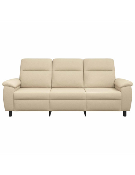 Divano Crema 214 x 90 x 95 cm Tessuto