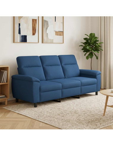 Divano Blu 214 x 90 x 95 cm Tessuto